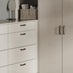 Hockley Gloss Sandstone Bedroom Warderobe and Drawers Handles