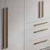 Hockley Super Matt Dove Grey Bedroom Warderobe Handles