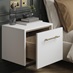 Hockley Super Matt White Bedroom Bedside Table