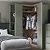 Greenwich Reed Green Wardrobe Door Open