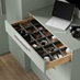 Greenwich Reed Green Open Drawers
