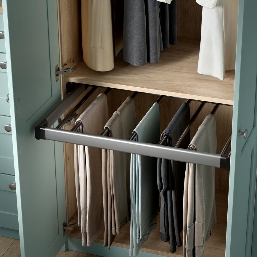 Halesworth Seafoam Pull Out Trousers Rail