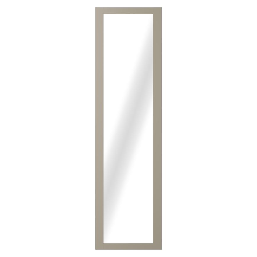 Shaker Pebble Frame Mirrored 610mm x 2225mm Sliding Wardrobe Door