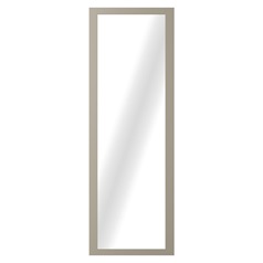 Shaker Pebble Frame Mirrored 762mm x 2225mm Sliding Wardrobe Door
