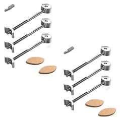 Zipbolt 100mm Ultra Slim Worktop Connecting Bolt Pack of 6