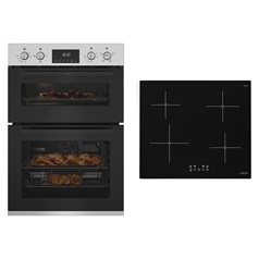 Lamona Built-In Double Oven & Lamona 4 Zone Induction Hob Package