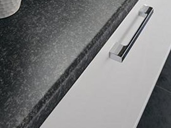 Greenwich Matt White Smooth Bathroom Worktop