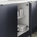 Greenwich Matt Navy Bathroom Units Open