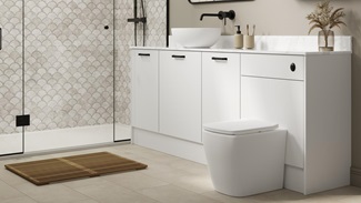 Greenwich Gloss White Bathroom Main Set Shot