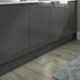 Clerkenwell Gloss Charcoal Bathroom Cabinet Cameo