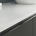 Clerkenwell Gloss Charcoal Bathroom Door Top Cameo