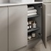 Clerkenwell Gloss Sandgrey Bathroom Cabinet