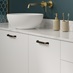 Hockley Super Matt White Bathroom Worktop