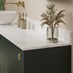 Hockley Super Matt Fir Green Bathroom Worktop