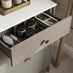 Hockley Super Matt Sand Grey Bathroom Drawer