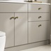 Hockley Super Matt Sand Grey Bathroom Frontals