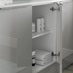 Hockley Mirror Gloss Dove Grey Bathroom Cabinet