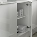 Hockley Mirror Gloss White Bathroom Cabinet