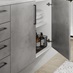 Hockley Textures Concrete Bathroom Open Cabinet