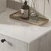 Hockley Textures White Stone Bathroom Worktop