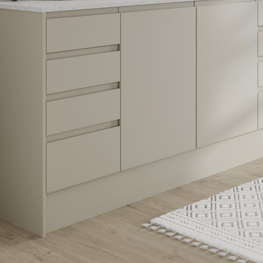 Clerkenwell Super Matt Sandstone Bathroom Cabinet Cameo