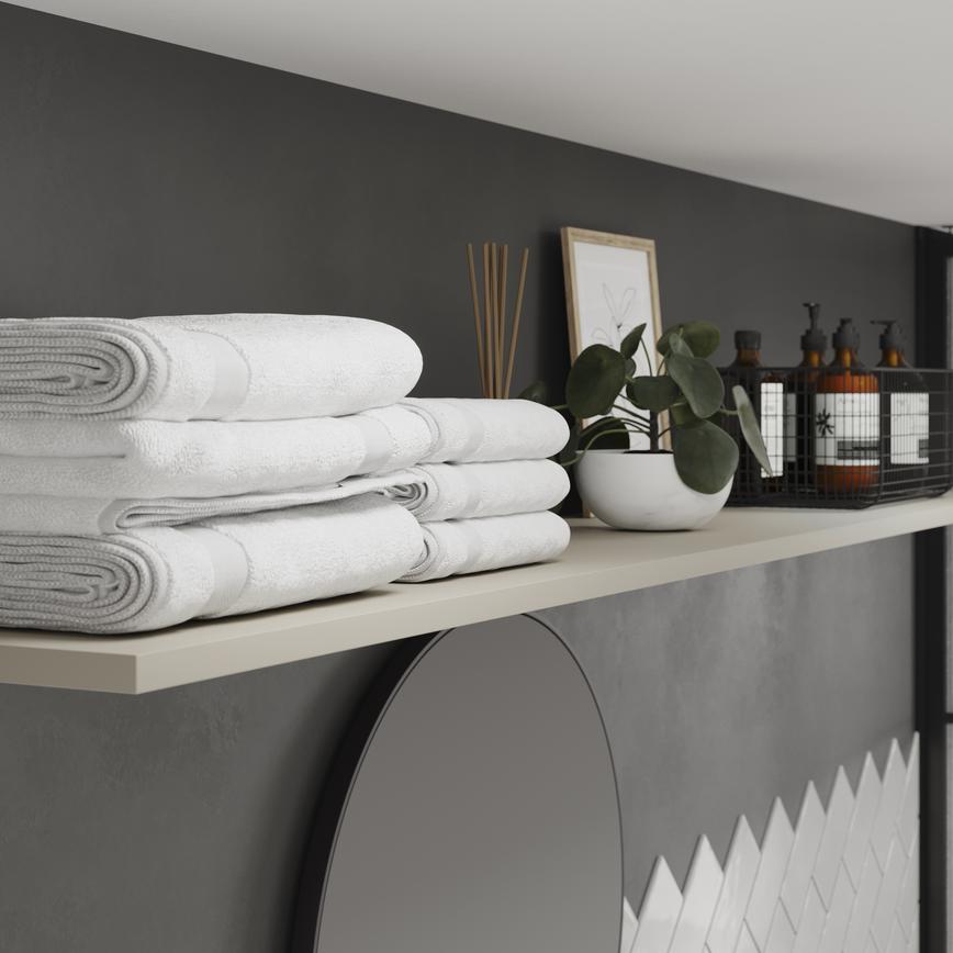 Clerkenwell Super Matt Sandstone Bathroom Shelf Cameo