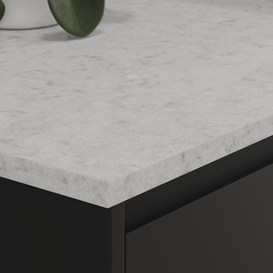 Clerkenwell Super Matt Black Bathroom Worktop