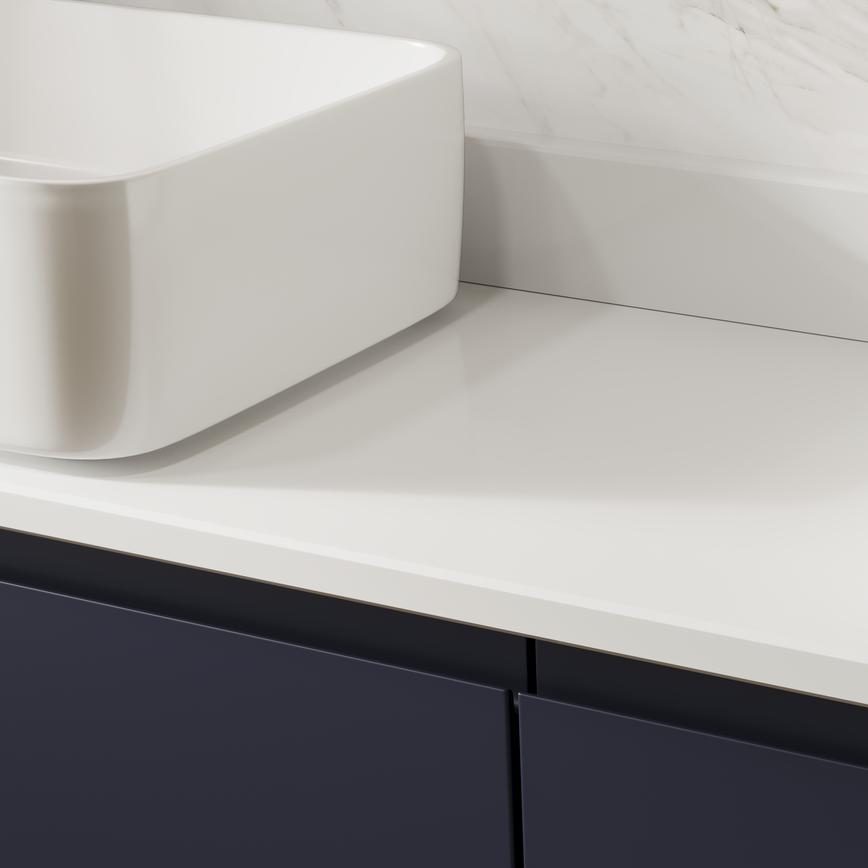 Clerkenwell Super Matt Navy Bathroom Worktop