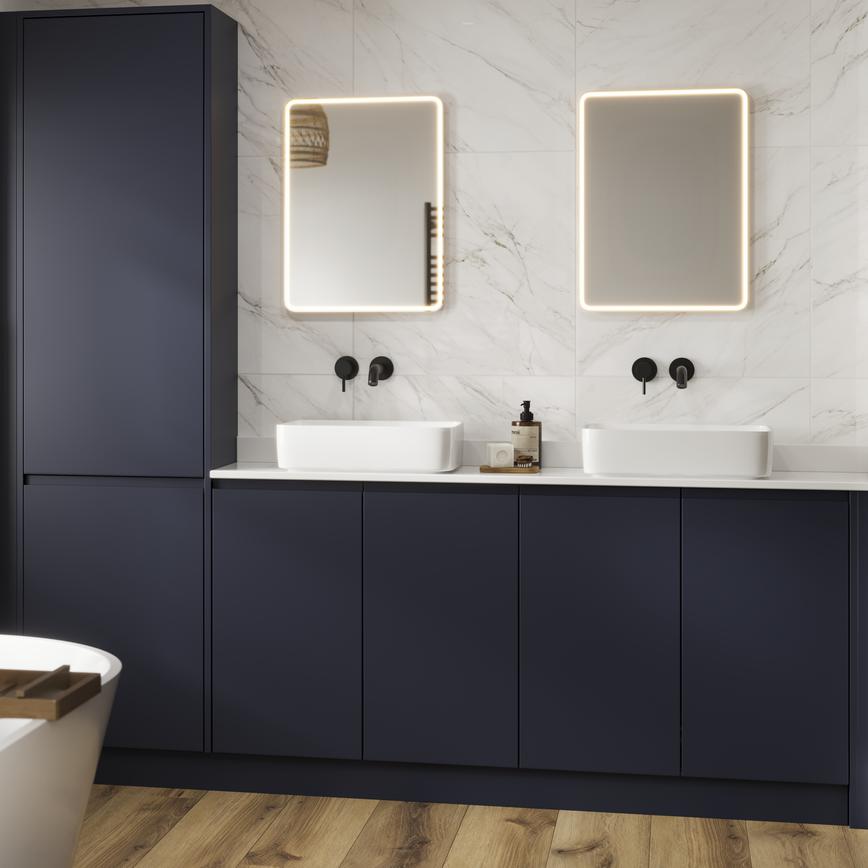 Clerkenwell Super Matt Navy Bathroom 