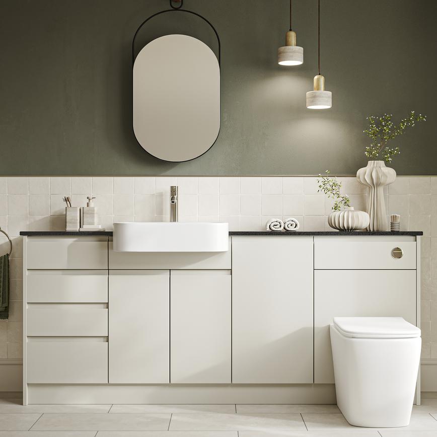 Clerkenwell Super Matt Porcelain Bathroom Alternative Set Shot