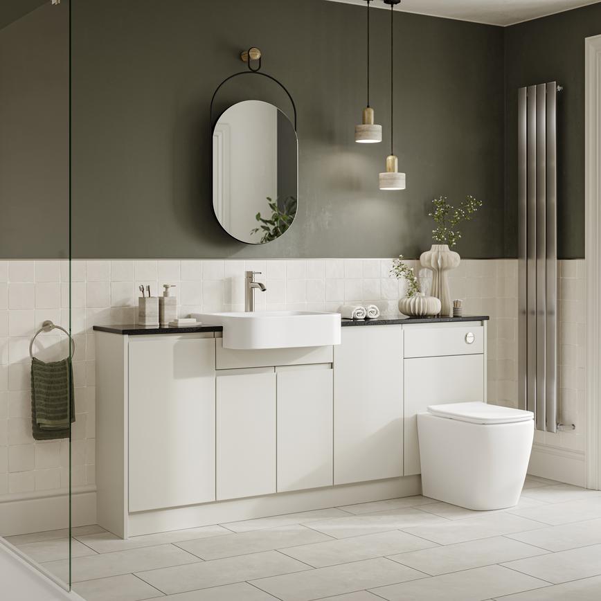 Clerkenwell Super Matt Porcelain Bathroom Main Set Shot