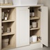 Frome Porcelain Bathroom Open Cupboards