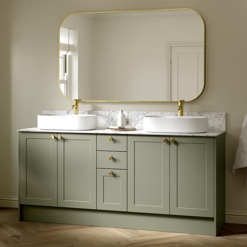 Frome Reed Green Bathroom