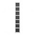 Hockley Gloss Dove Grey 150mm Tall Wine Rack
