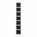 Gloss Slate Grey 150mm Tall Wine Rack