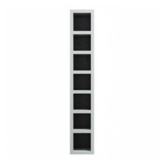 Clerkenwell Super Matt Slate Grey 150mm Tall Wine Rack
