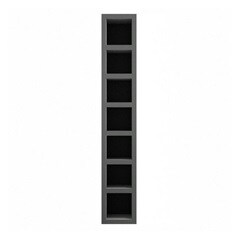 Fairford Charcoal 150mm Tall Wine Rack