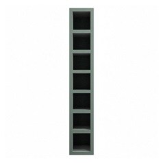 Hockley Super Matt Fir Green Tall Wine Rack