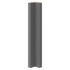 Greenwich Gloss Slate Grey Half Height Base Carousel Corner Fillets