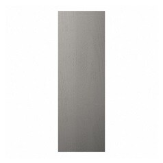 Charcoal 18mm Tall Wall Décor End - 932mm Front