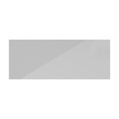 Gloss Dove Grey Breakfast Bar Backing Panel 940mm CAD Cut Out Primary