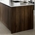 Walnut Reeded Panels in Hockley Textures Walnut Kitchen