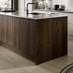 Walnut Reeded Panels in Hockley Textures Walnut Kitchen