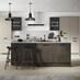 Hockley Textured Dark Stone 940mm x 2400mm x 16mm Breakfast Bar Panel