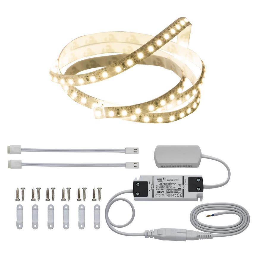 1m LED Warm White Upgrade Strip Light and Dimmable Driver