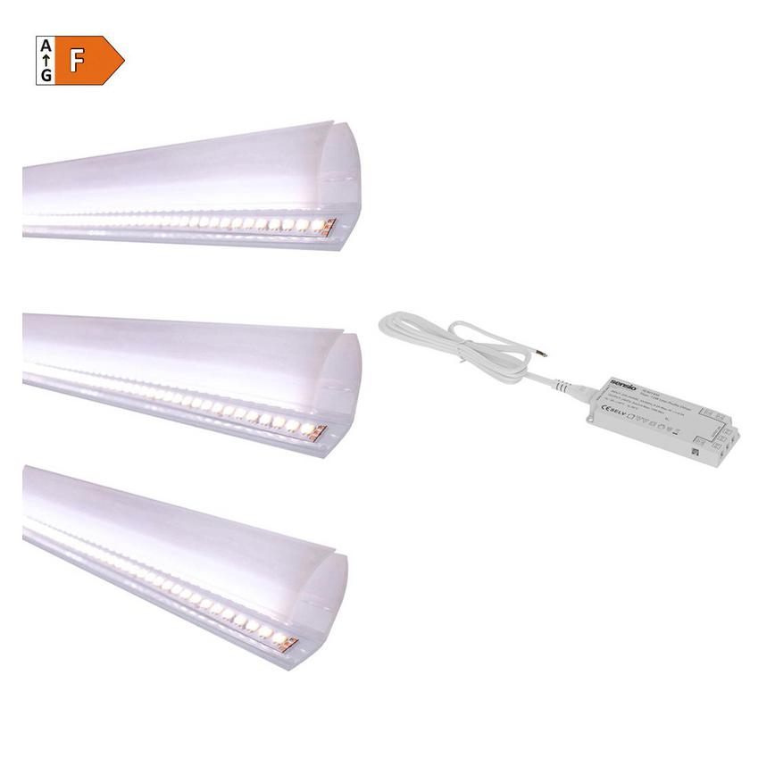 Sensio Glow SE19089N0 LED Natural White 2.1W 450mm Cabinet Light With 30W Driver Pack of 3