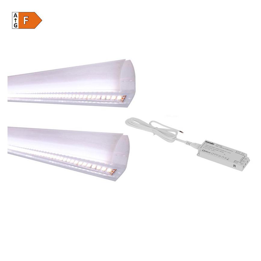 Sensio Glow SE19089N0 LED Natural White 2.1W 450mm Cabinet Light With 30W Driver Pack of 2