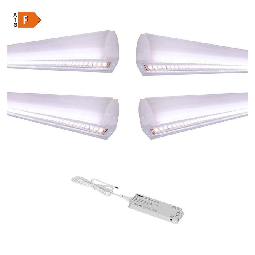 Sensio Glow SE19089N0 LED Natural White 2.1W 450mm Cabinet Light With 30W Driver Pack of 4