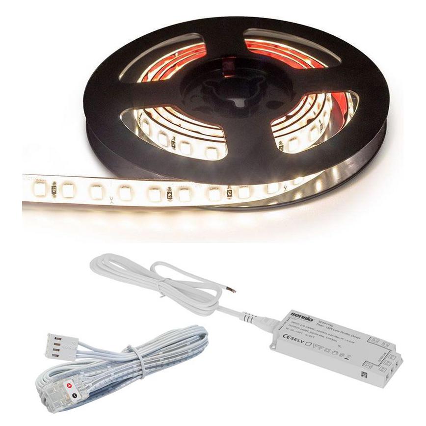 Natural White LED Flexible Strip Light with Driver and Connection Cable