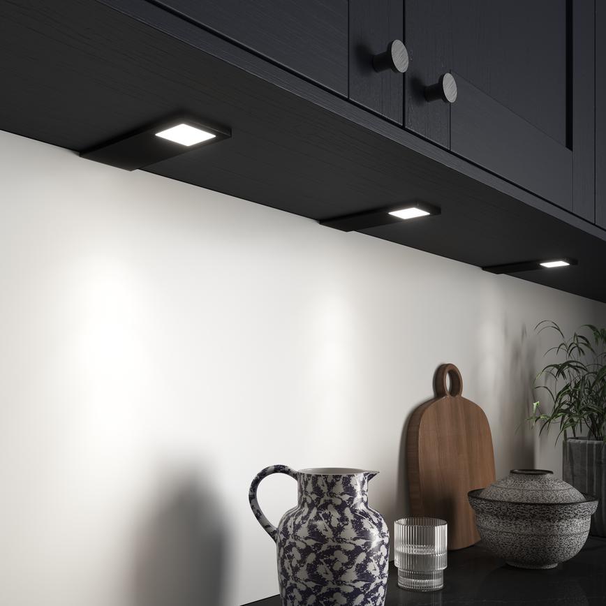 Sensio Astro TrioTone® SE11198T0 Matt Black Under Cabinet Light Neutral White